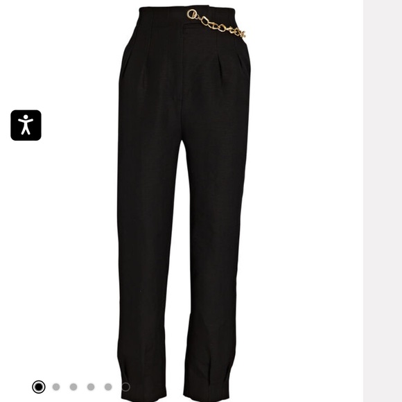 Aje-Annabelle Chain-Embellished Cropped Pants - Picture 5 of 11